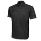 MMCC Men's Slipstream Black Gray Poly-Blend Mechanic Shirt - MDM11689