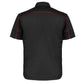 MMCC Men's Slipstream Black Red Poly-Blend Mechanic Shirt - MDM11691