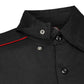 MMCC Men's Slipstream Black Red Poly-Blend Mechanic Shirt - MDM11691
