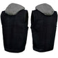 Milwaukee Leather Men's Rustic Black Denim Motorcycle Riding Vest with Removable Hoodie - MDM3082