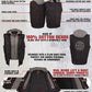 Milwaukee Leather Men's Rustic Black Denim Motorcycle Riding Vest with Removable Hoodie - MDM3082