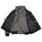 Milwaukee Leather Men's s Black Denim Club Style Motorcycle Vest w/ Removable Hoodie - MDM3083