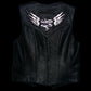 Milwaukee Leather ML1294 Ladies Black ‘Ride Like You Stole It’ Embroidered Vest