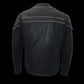 Milwaukee Leather ML1408RT Men's Retro Brown 'Savage' Sporty Crossover Retro Leather Jacket