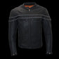 Milwaukee Leather ML1408RT Men's Retro Brown 'Savage' Sporty Crossover Retro Leather Jacket