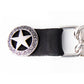 Milwaukee Leather Western Star Medallion Vest Extender - Double Chrome Chains Genuine Leather 6.5" Extension MLA1001-Single
