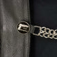 Milwaukee Leather 2nd Amendment Medallion Vest Extender - Double Chrome Chains Genuine Leather 6.5" Extension MLA1027-Single