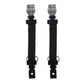 Milwaukee Leather MLA4015 Police Badge Motorcycle Biker Elastic Bungee Clips for Chaps or Pants (Set of 2)