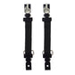 Milwaukee Leather MLA4016 Middle Finger Motorcycle Biker Elastic Bungee Clips for Chaps or Pants (Set of 2)