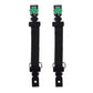 Milwaukee Leather MLA4018 3-Leaf Clover Motorcycle Biker Elastic Bungee Clips for Chaps or Pants (Set of 2)