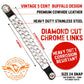 Milwaukee Leather 5 Cent Buffalo Medallion Vest Extender - Double Chrome Chains Genuine Leather 8.5" Extension MLA1043-Single