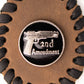 Milwaukee Leather Brown Second Amendment Pewter Emblem Key Chain - MLA9502