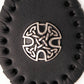 Milwaukee Leather Black Celtic Knot Pewter Emblem Key Chain - MLA9512