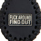 Milwaukee Leather Black F Around Find Out Pewter Emblem Key Chain - MLA9519