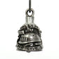 Milwaukee Leather MLB9016 'Fallen Hero' Motorcycle Good Luck Bell | Key Chain Accessory for Bikers