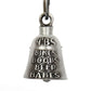 Milwaukee Leather MLB9021 'Biker Boobs - Beer Babes' Motorcycle Good Luck Bell | Key Chain Accessory for Bikers