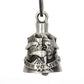 Milwaukee Leather MLB9032 'Eagle - Ride to Live' Motorcycle Good Luck Bell | Key Chain Accessory for Bikers