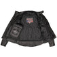 Milwaukee Leather USA MADE MLJKL5002 Women's Black Pristine Premium Motorcycle Leather Jacket