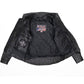 Milwaukee Leather USA MADE MLJKL5003 Women's Black Serene Clean Cut Premium Motorcycle Leather Jacket