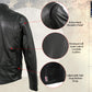 Milwaukee Leather USA MADE MLJKM5001 Men's Black 'Road Racer' Premium Leather Motorcycle Jacket