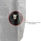 Milwaukee Leather MLM3507 Men's Old Glory Black Premium Leather Club Style Vest w/ Grey Stitching Laced Armholes