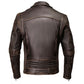 Milwaukee Motorcycle Clothing Co. Men's Unforgiven MC Style Vintage Brown Leather Jacket w/ Lapel Collar MMC10005