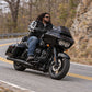 MMCC Men's Gridlock Black/White 14 oz Denim & Plaid Armored Hooded Motorcycle Jacket - MMC10101