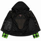 MMCC Men's Gridlock Black/Green 14 oz Denim & Plaid Armored Hooded Motorcycle Jacket - MMC10103