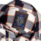 MMCC Men's Alpha Navy White Orange Cotton Long Sleeve Flannel Shirt - MMC11604