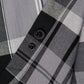 MMCC Men's Mastodon Gray Black White Cotton Long Sleeve Flannel Shirt - MMC11606