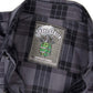 MMCC Men's Smoke Screen Gray Black Cotton Long Sleeve Flannel Shirt - MMC11607