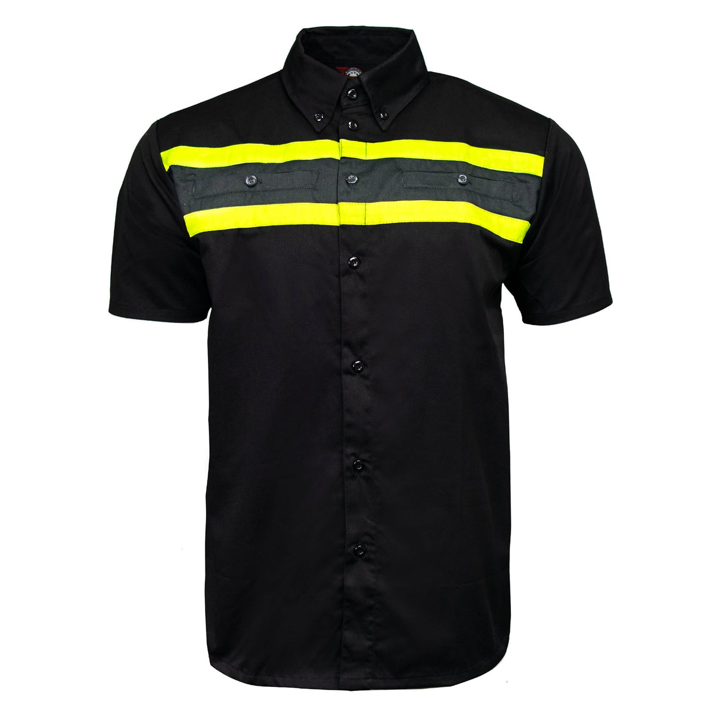 MMCC Men's Petrol Classic Mechanic Button Up Shirt - Dual Chest Pockets - Microfiber Panel - Rider Ready - MMC16007