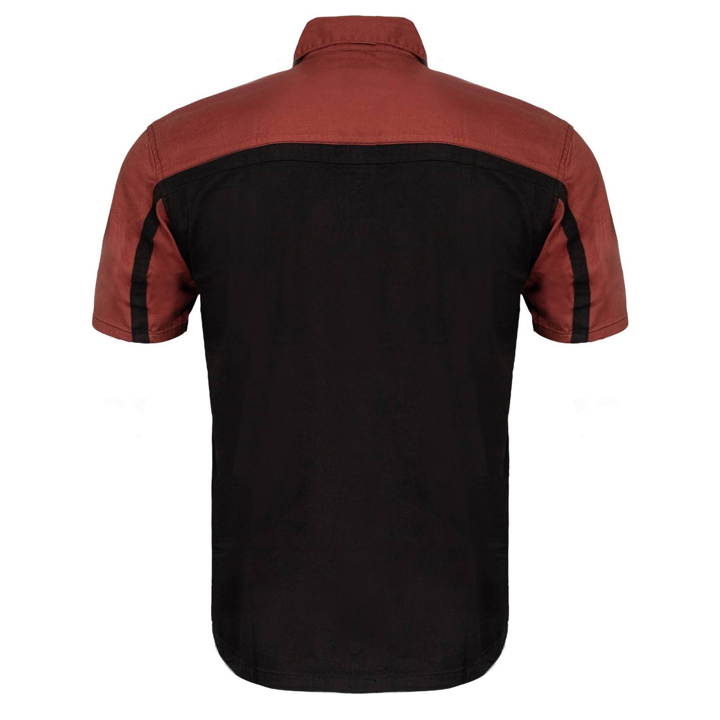 MMCC Men's Gear Head Classic Mechanic Button Up Shirt - Dual Chest Pockets - Microfiber Panel - Rider Ready - MMC16012