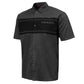 MMCC Men's Gear Head Grey/Black Mechanic Shirt - Microfiber Panel - MMC16017