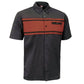 MMCC Men's Gear Head Grey/Texas Orange Mechanic Shirt - Microfiber Panel - MMC16021