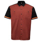 MMCC Men's Pit Line Mechanic Button Up Shirt - Dual Chest Pockets - Microfiber Panel - Rider Ready - MMC16024