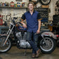 MMCC Men's Pit Line Mechanic Button Up Shirt - Dual Chest Pockets - Microfiber Panel - Rider Ready - MMC16026