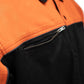 MMCC Men's Reveline Black Orange Grey Classic Mechanic Shirt - 100% Cotton W/ Microfiber Panel - MMC16029