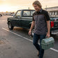 MMCC Men's Reveline Grey Black Orange Classic Mechanic Shirt - 100% Cotton w/ Microfiber Panel - MMC16030