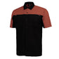 MMCC Men's Reveline Black Copper Grey Classic Mechanic Shirt - 100% Cotton w/ Microfiber Panel - MMC16033
