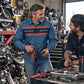 MMCC Men's Shift Crew Long Sleeve Vented Mechanic Shop Shirt - MMC16153