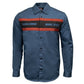 MMCC Men's Shift Crew Long Sleeve Vented Mechanic Shop Shirt - MMC16153