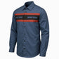 MMCC Men's Shift Crew Long Sleeve Vented Mechanic Shop Shirt - MMC16153