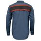 MMCC Men's Shift Crew Long Sleeve Vented Mechanic Shop Shirt - MMC16153