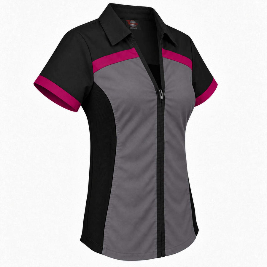 MMCC Women's Unbound Lightweight Work Shirt with Stretch Side Panels - MMC26002