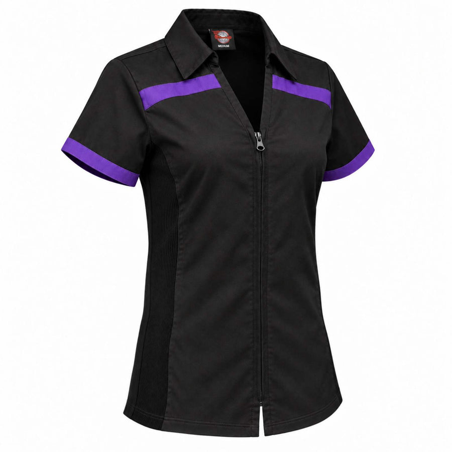 MMCC Women's Unbound Lightweight Work Shirt with Stretch Side Panels - MMC26003