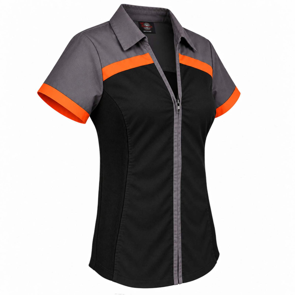 MMCC Women's Unbound Lightweight Work Shirt with Stretch Side Panels - MMC2600