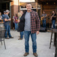 MMCC Men's 'Outlaw' Reversible Flannel Shirt - 100% Cotton Snap Front Plaid w/ Chest and Hand Pockets - MNG11800