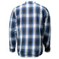 MMCC Men's 'Maverick' Reversible Flannel Shirt - 100% Cotton Snap Front Plaid w/ Chest and Hand Pockets - MNG11802