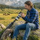 MMCC Men's 'Maverick' Reversible Flannel Shirt - 100% Cotton Snap Front Plaid w/ Chest and Hand Pockets - MNG11802